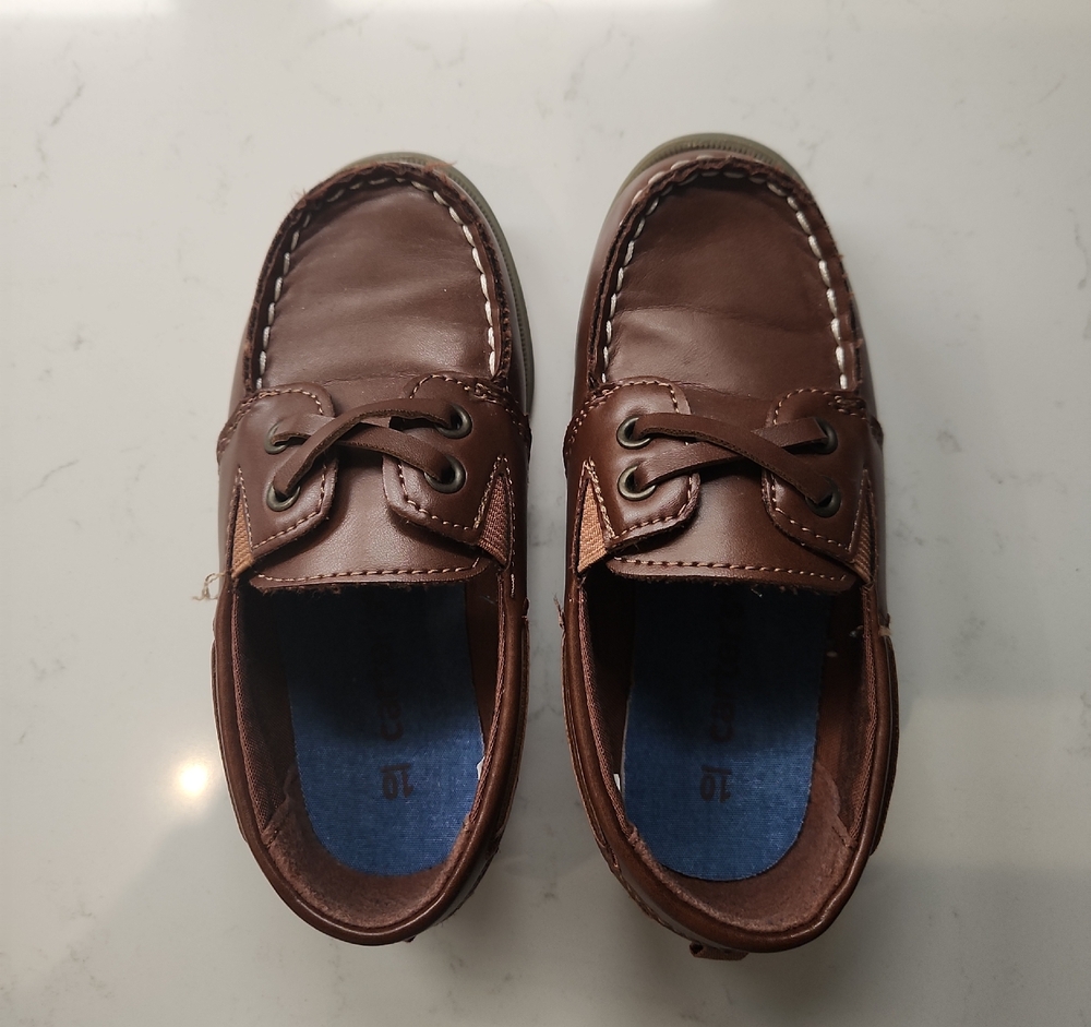 Carter's Brown Kids Dress Shoes